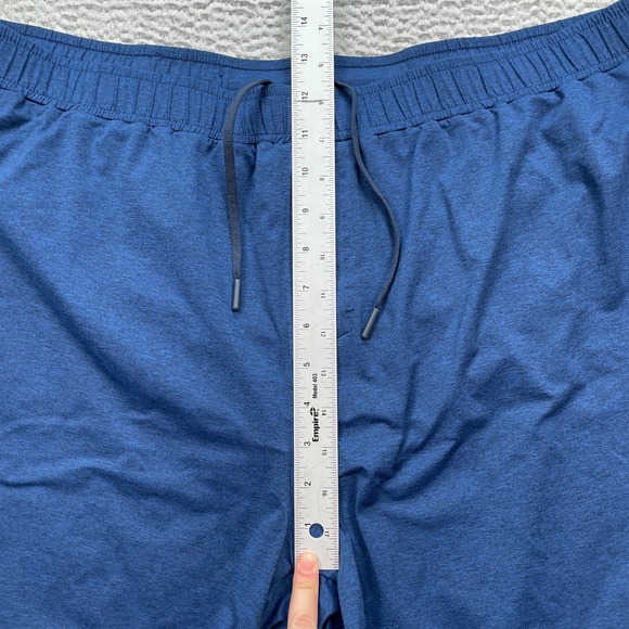 Rhone Shorts Mens XXL 38 x 6" Blue SWIFT KNIT Brief Lined Running 100099 - Picture 5 of 11